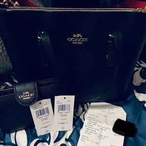 Coach Medium Mollie tote and matching wallet